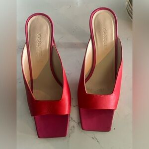 Wandler Isa Square Toe Slip on Mules - 36